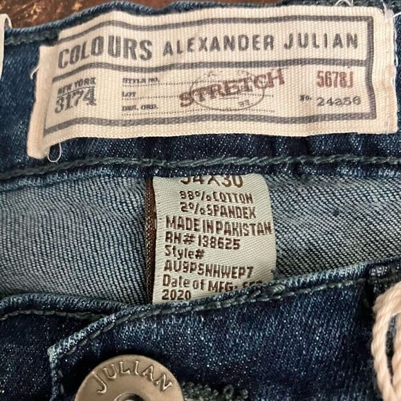 Alexander Jullian Colors Men’s Slim Fit Jeans / SZ: 34/30 / NWT - Picture 9 of 9